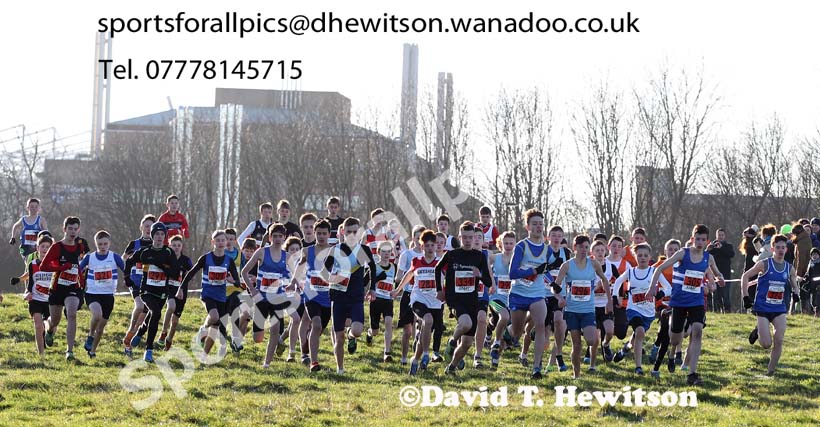 Boys under-15s North Eastern Cross Country Chanpionships. Photo: David T. Hewitson/Sports for All Pics